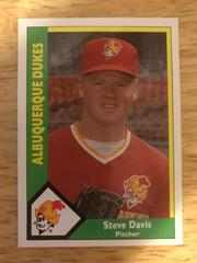 Steve Davis #4 Baseball Cards 1990 CMC Albuquerque Dukes Prices