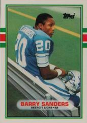 Barry Sanders Football Cards 1989 Topps Traded Prices
