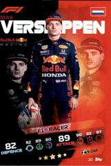 Max Verstappen #20 Racing Cards 2021 Topps Turbo Attax Formula 1 Prices