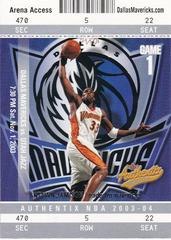 Antawn Jamison #74 Basketball Cards 2003 Fleer Authentix Prices