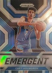 Chet Holmgren [Silver] #16 Basketball Cards 2022 Panini Prizm Emergent Prices