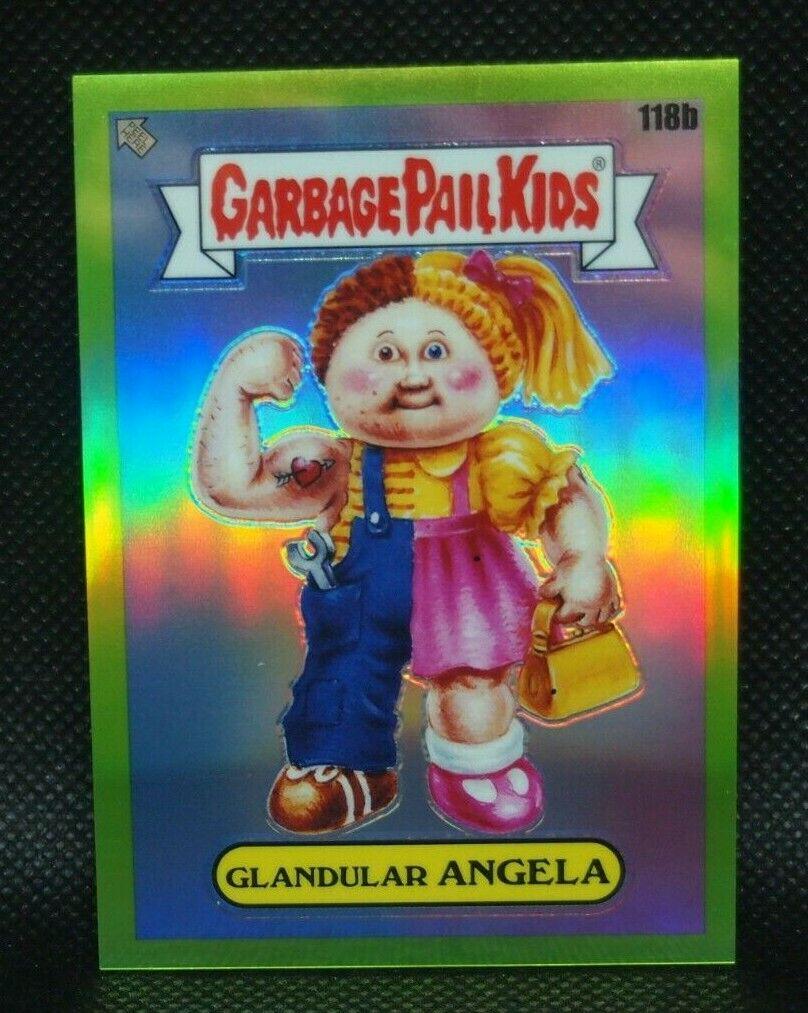 Glandular ANGELA [Green] #118b 2020 Garbage Pail Kids Chrome