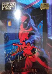 Deadpool [Gold Foil Signature] #28 Marvel 1994 Masterpieces Prices