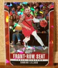 Damian Lillard [Red Cracked Ice] #21 Basketball Cards 2018 Panini Contenders Optic Front Row Seat Prices