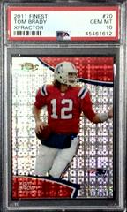 Tom Brady [Xfractor] #70 Football Cards 2011 Topps Finest Prices