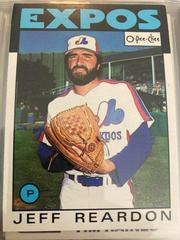 Jeff Reardon #35 Baseball Cards 1986 O Pee Chee Prices