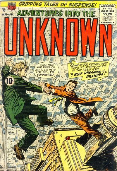 Adventures into the Unknown #72 (1956) Comic Books Adventures into the Unknown