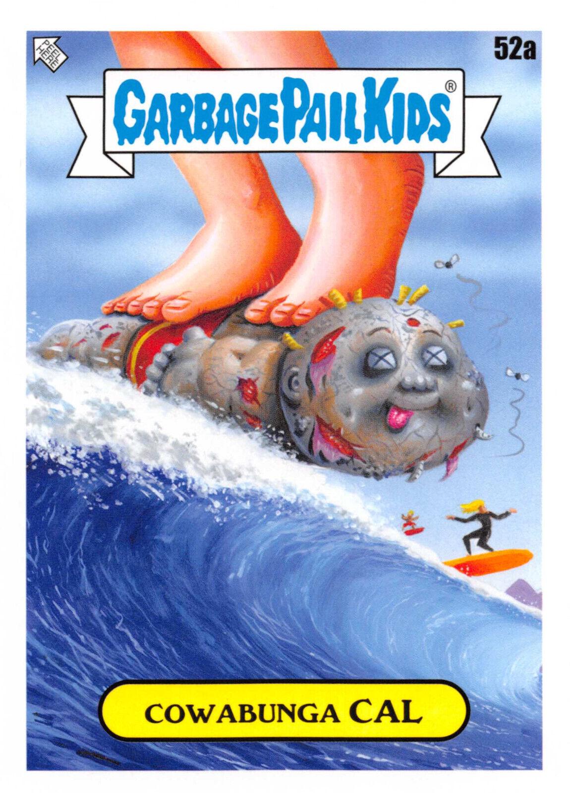 Cowabunga CAL 52a Prices Garbage Pail Kids Go on Vacation GPK Cards