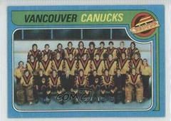 Canucks Team Hockey Cards 1979 Topps Prices