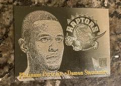 Damon Stoudamire Basketball Cards 1996 Metal Platinum Portraits Prices