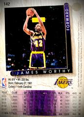 James Worthy “93-94” Upper Deck (BACK) | James Worthy Basketball Cards 1993 Upper Deck