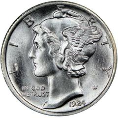1924 D Coins Mercury Dime Prices