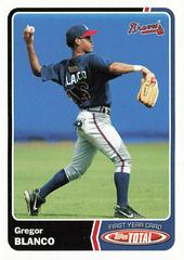 Gregor Blanco Baseball Cards 2003 Topps Total Prices