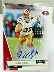 Nick Bosa [Autographs] #112 Football Cards 2020 Panini Playoff Prices