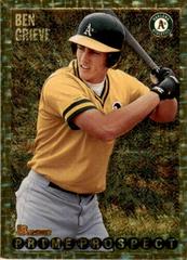 Ben Grieve Baseball Cards 1995 Bowman Gold Foil Prices