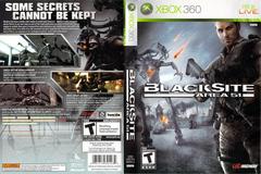 Slip Cover Scan By Canadian Brick Cafe | Blacksite Area 51 Xbox 360