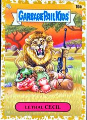 Lethal CECIL [Gold] Garbage Pail Kids Go on Vacation Prices