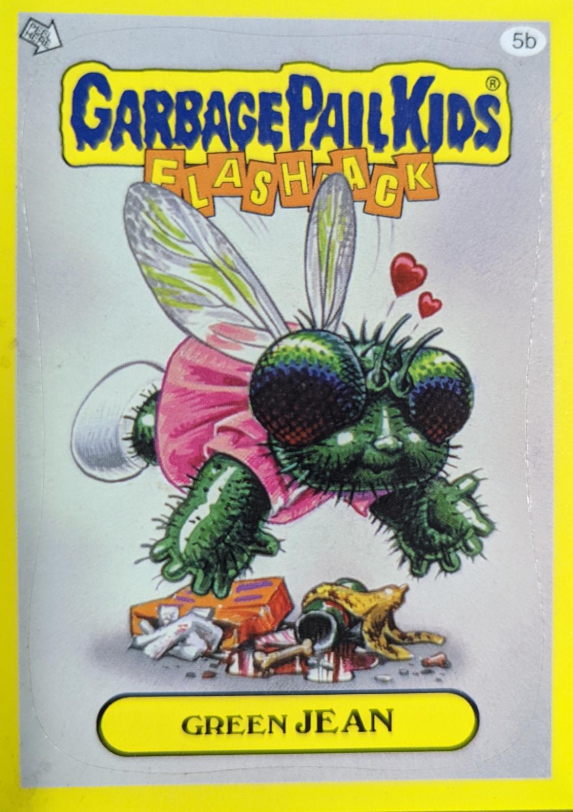 Green JEAN #5b 2011 Garbage Pail Kids