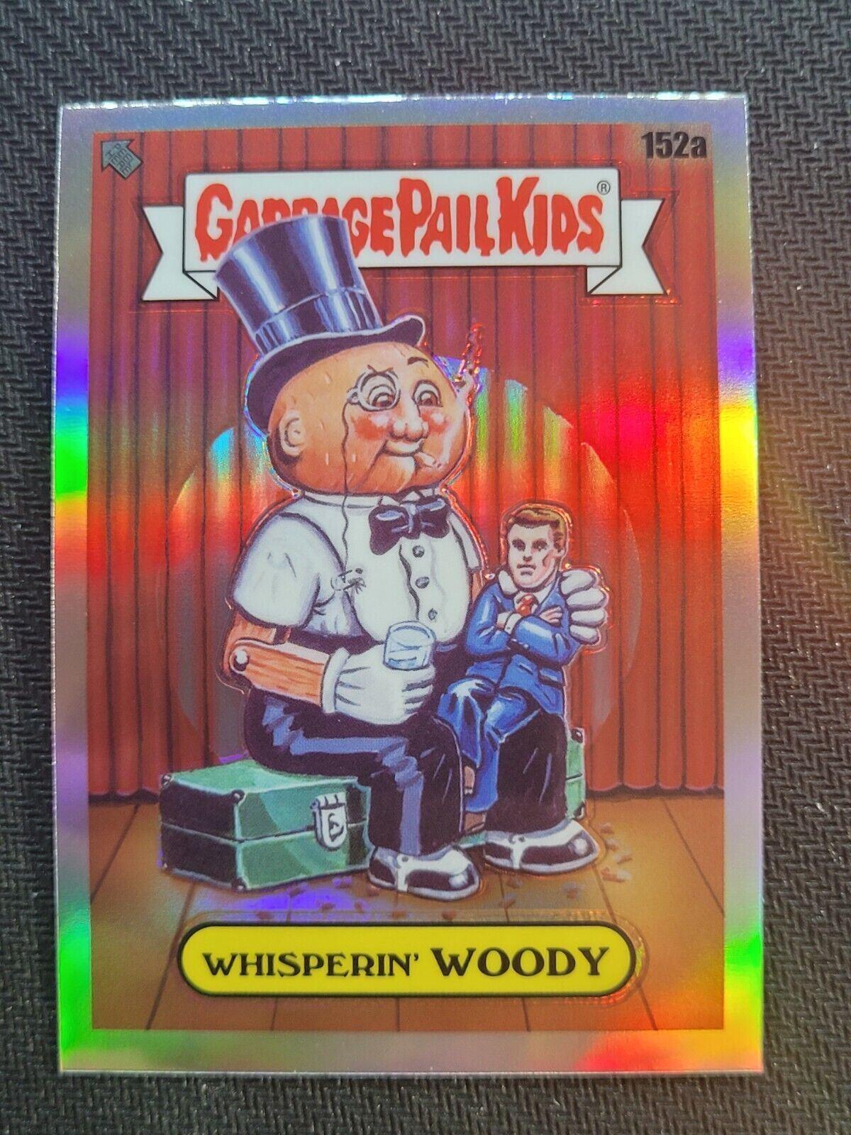 WHISPERIN' WOODY [Refractor] #152a 2021 Garbage Pail Kids Chrome