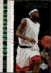 LeBron James #55 Basketball Cards 2003 Upper Deck Top Prospects Prices