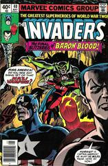 Invaders #40 (1979) Comic Books Invaders Prices