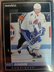 Mats Sundin #90 Hockey Cards 1992 Pinnacle Prices