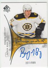 Byron Bitz [Autograph] #224 Hockey Cards 2009 SP Authentic Prices