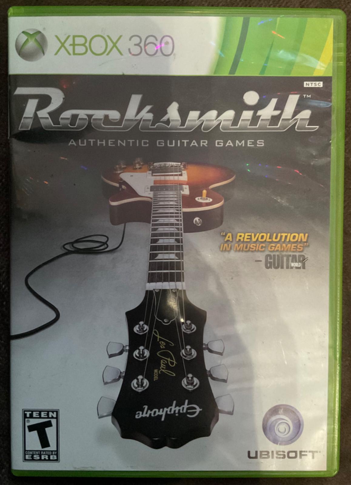 1/2 Rocksmith
  My dad played this a lot growing up... and he still does like once a year with our digital xbox 360 one that we also have for some reason. Very neat I suppose,,