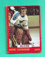 Wayne Stephenson #31 Hockey Cards 1973 O-Pee-Chee Prices