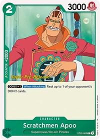 Scratchmen Apoo [Super Pre-release] ST02-008 One Piece Starter Deck 2: Worst Generation