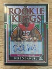 Deebo Samuel [Black Pandora] Football Cards 2019 Donruss Optic Rookie Kings Autographs Prices