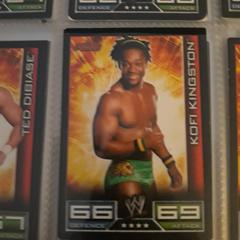 Kofi Kingston Wrestling Cards 2008 Topps WWE Slam Attax Prices