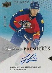 Jonathan Huberdeau [Autograph] #119 Hockey Cards 2013 Upper Deck Trilogy Prices