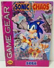 Sonic Chaos - Manual | Sonic Chaos Sega Game Gear