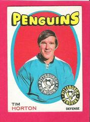 Tim Horton Hockey Cards 1971 O-Pee-Chee Prices