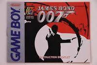 007 James Bond - Manual | 007 James Bond [Player's Choice] GameBoy