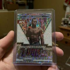 Israel Adesanya [White Sparkle] Ufc Cards 2022 Panini Prizm UFC Fearless Prices