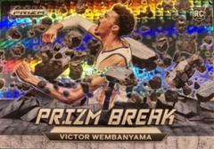Victor Wembanyama [Hyper] #1 Basketball Cards 2023 Panini Prizm Draft Picks Break Prices