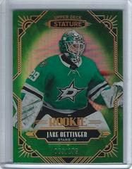 Jake Oettinger [Green] Hockey Cards 2020 Upper Deck Stature Prices