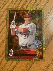 Mike Trout [At Bat Gold Sparkle] #US144 Baseball Cards 2012 Topps Update Prices