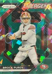 Brock Purdy [Green Ice] #H-2 Football Cards 2023 Panini Prizm Emergent Prices