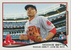 Mookie Betts Baseball Cards 2014 Topps Update Prices