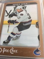 Hendrk Sedin #477 Hockey Cards 2006 O Pee Chee Prices