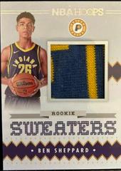 Ben Sheppard [RC] #RSW-BEN Basketball Cards 2023 Panini Hoops Rookie Sweaters Prices