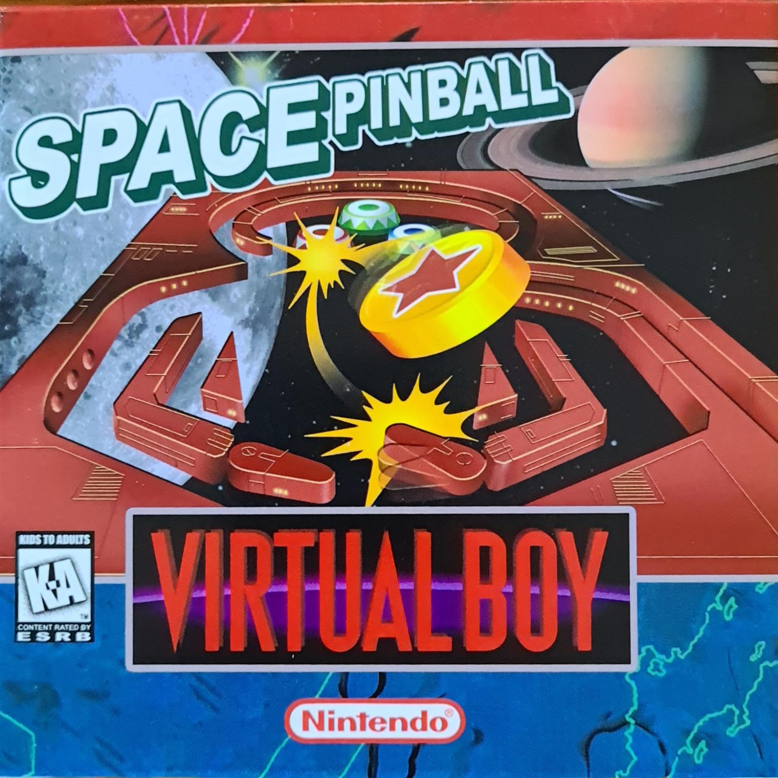 Space Pinball [Homebrew] Virtual Boy