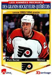 Yves Racine #34 Hockey Cards 1993 Score Durivage Prices