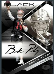 Brock Purdy [Autograph] Football Cards 2022 Panini Black Prices