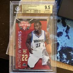 Andrew Wiggins [Dribbling Platinum Red] #141 Basketball Cards 2014 Panini Totally Certified Prices
