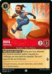 Raya - Headstrong [Foil] #122 Lorcana Rise of the Floodborn Prices