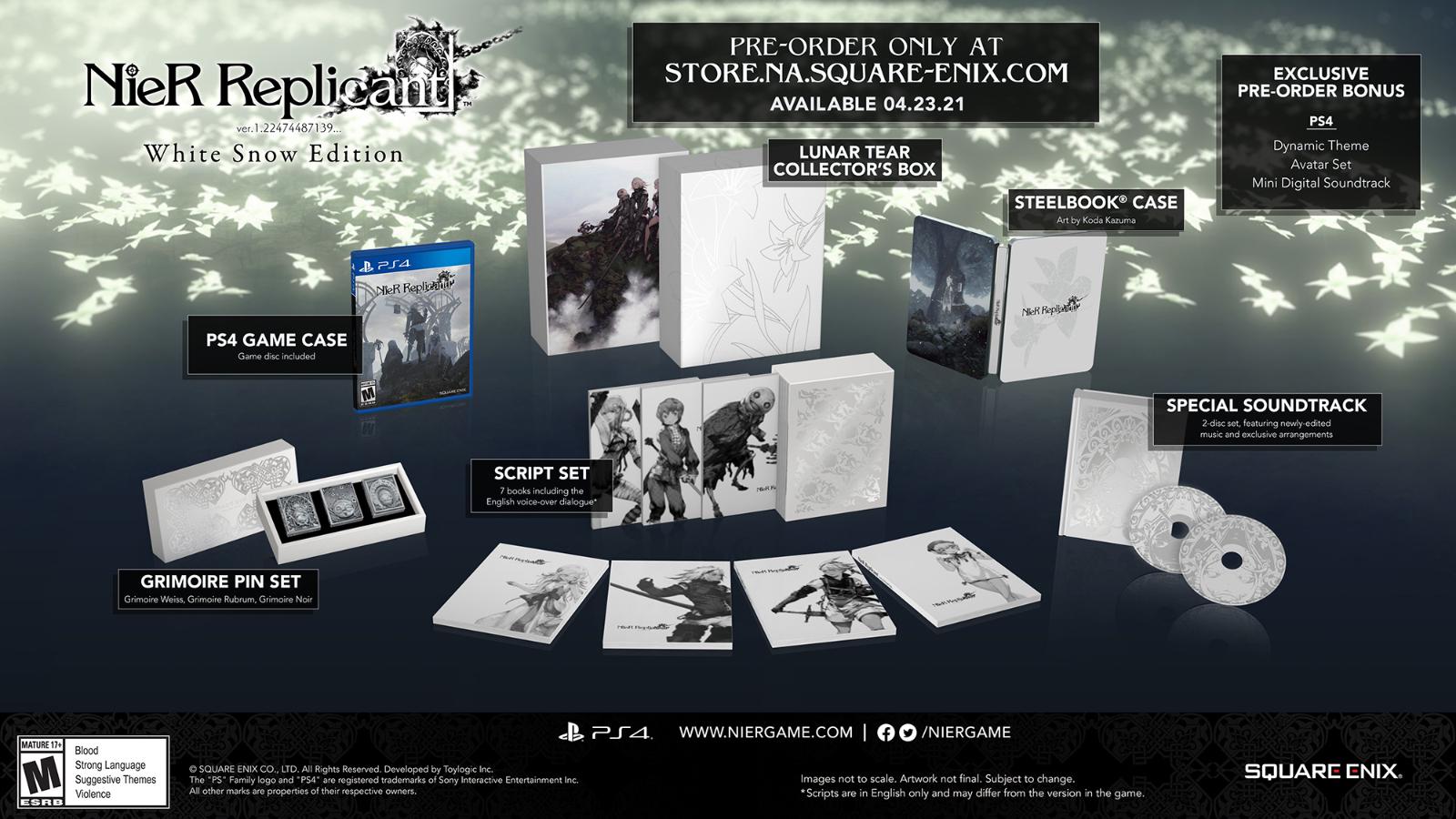 Nier Replicant Ver. 1.22474487139 [White Snow Edition] Playstation 4